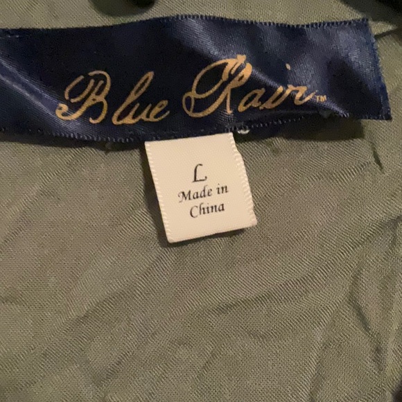 Blue Rain Multicolor Floral Embroidered Sleeveless Blouse - Picture 3 of 4